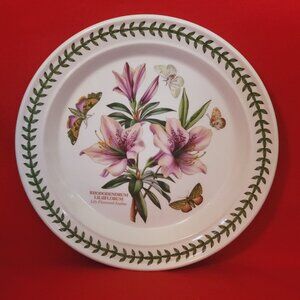 Portmeirion Dinner Plate Botanic Garden Rhododendrum Liliiflorum Lily Flowered A